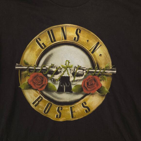 Guns N Roses Short Sleeve Graphic Band T Shirt Adult Mens Size Large L Black - Picture 4 of 9